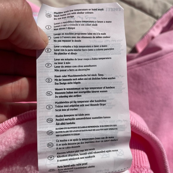 Chiara Ferragni x Champion Collab Pink Sweatshirt, Size M - Picture 15 of 16